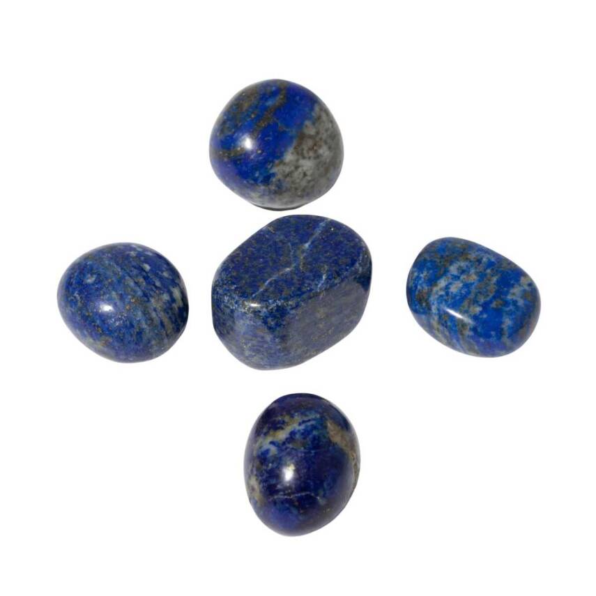 Lapis Lazuli Doğal Taş Tımbıl El Taşı - 1