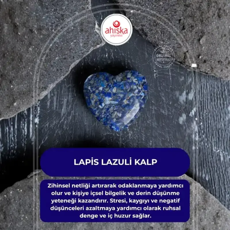 Lapis Lazuli Kalp - 1
