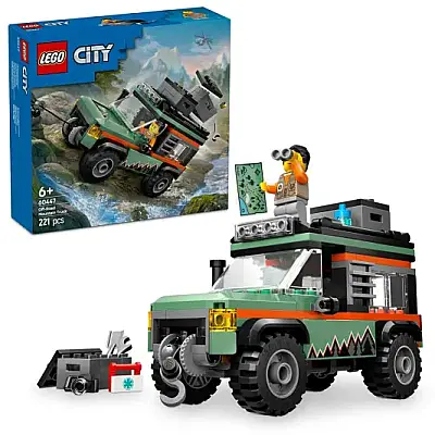Lego City 4 x 4 Arazi Dağ Arabası 60447 - 3