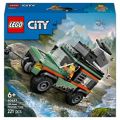 Lego City 4 x 4 Arazi Dağ Arabası 60447 - 6