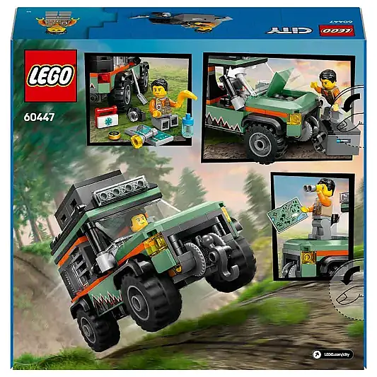 Lego City 4 x 4 Arazi Dağ Arabası 60447 - 7