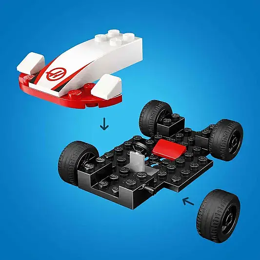 Lego City F1 Williams Racing Ve Haas F1 Yarış Arabaları 60464 - 8