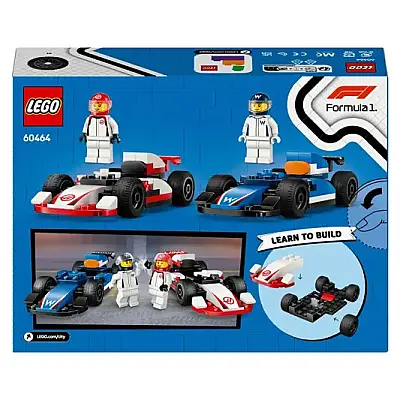 Lego City F1 Williams Racing Ve Haas F1 Yarış Arabaları 60464 - 14
