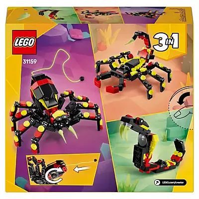 Lego Creator 3 ü 1 Arada Vahşi Hayvanlar Şaşırtıcı Örümcek 31159 - 20