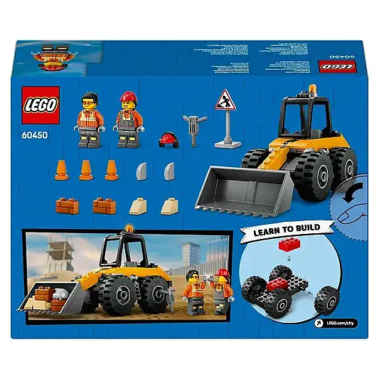 Lego Sarı Tekerlekli İnşaat Yükleyicisi 60450 - 5
