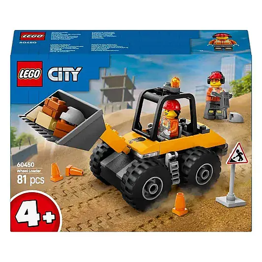 Lego Sarı Tekerlekli İnşaat Yükleyicisi 60450 - 17