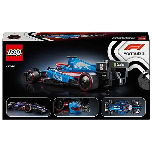 Lego Speed Champions Visa Cash App Rb Vcarb 01 F1 Yarış Arabası 77246 - 10