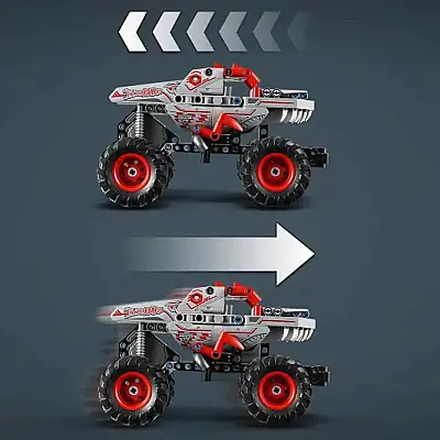 Lego Technic Monster Jam Thunderroarus Çek Bırak 42200 - 4