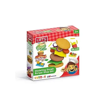 Lets Oyun Hamuru Hamburger Set - Lets (1)