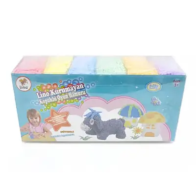 Lino Oyun Hamuru Kurumayan Köpük 6 Lı - 1
