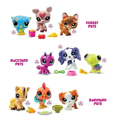 Littlest Pet Shop Minişler 3 Lü Figür Seti - 4