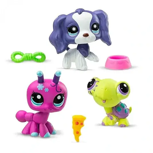 Littlest Pet Shop Minişler 3 Lü Figür Seti - 3