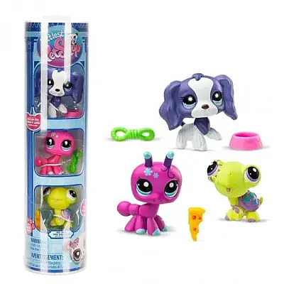 Littlest Pet Shop Minişler 3 Lü Figür Seti - 4