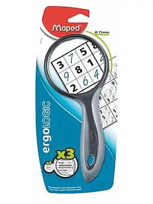 Maped Büyüteç Ergologıc X3 75 mm Gri - 1