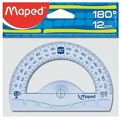 Maped Kristal Açı Ölçer 180 Derece 12 cm - Maped (1)