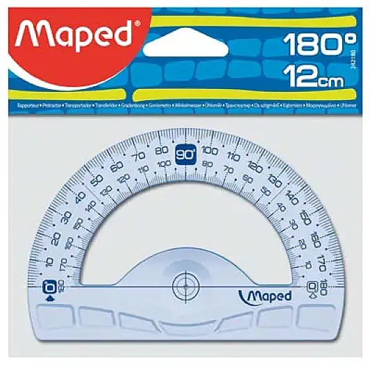 Maped Kristal Açı Ölçer 180 Derece 12 cm - 2