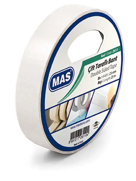 Mas 2613 Çift Taraflı Bant 25 x 25 mm - 1