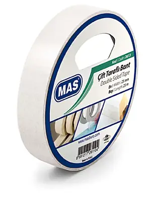 Mas 2613 Çift Taraflı Bant 25 x 25 mm - Mas (1)