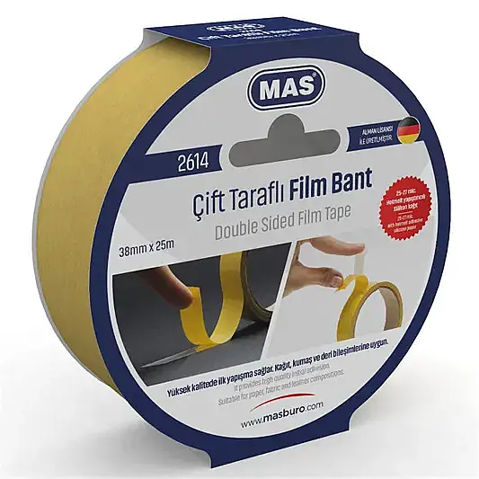 Mas 2614 Çift Taraflı Bant 38 x 25 mm - 1