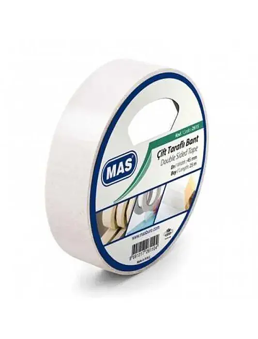 Mas 2615 Çift Taraflı Bant 45 x 25 mm - 1