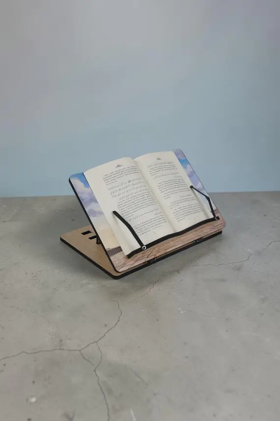 Mescid'i Aksa Ahşap Kitap Okuma Standı | Mescid'i Aksa Rahlesi - 2