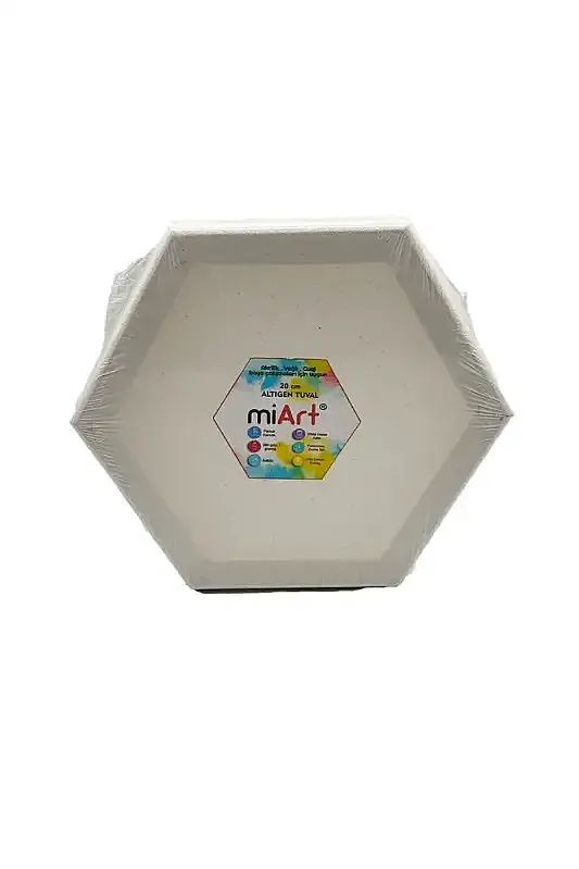 Miart Altıgen Tuval 25 cm - 1