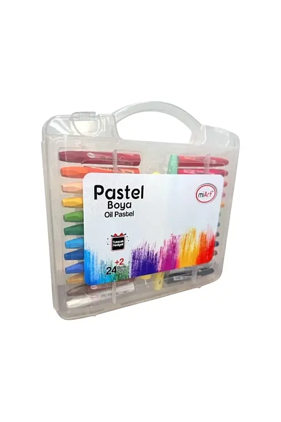 Miart Pastel Boya 24+2 Renk Çantalı - 2