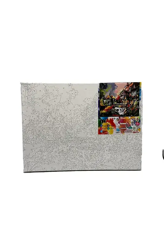 Miart Sayılarla Boyama Seti Huzurlu Bahçe 30 x 40 cm - 2