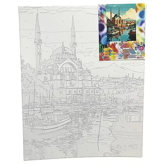 Miart Sayılarla Boyama Seti İstanbul 30 x 40 cm - 2