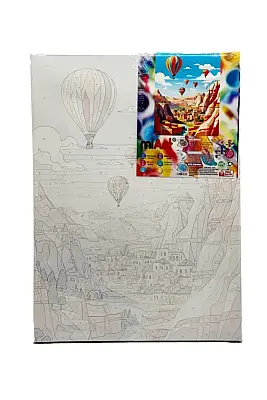 Miart Sayılarla Boyama Seti Kapadokya 30 x 40 cm - 1