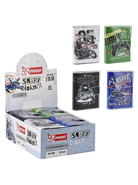 Mikro For Boys Mini Not Defteri Çizgili 80 Yp A0 - 2