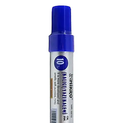 Mikro Jumbo Markör 10 mm Mavi - Mikro (1)