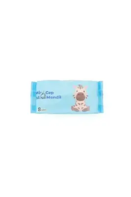 Mini Wipes Cep Tipi Islak Mendil 8 Li - Vagon (1)