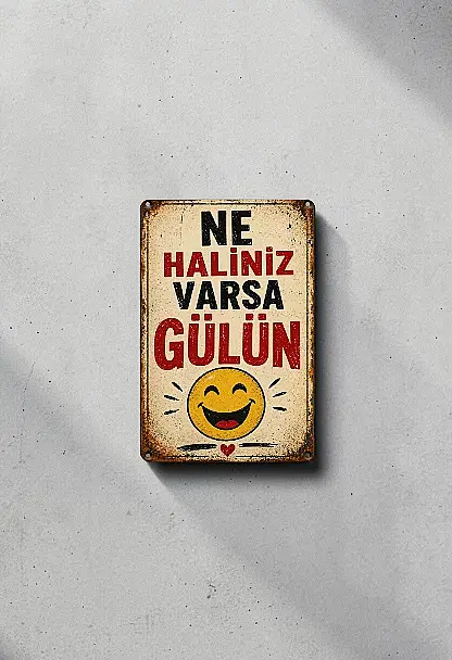 Ne Haliniz Varsa Gülün MiniDekor Magnet Ayaklı 9×13,5 cm - 1