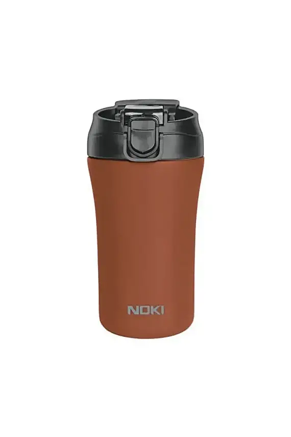 Noki Çelik Kahve Kupası Kahverengi 400 ml - 1