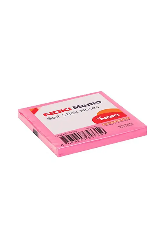 Noki Memo 75 x 75 Neon Pembe - 1