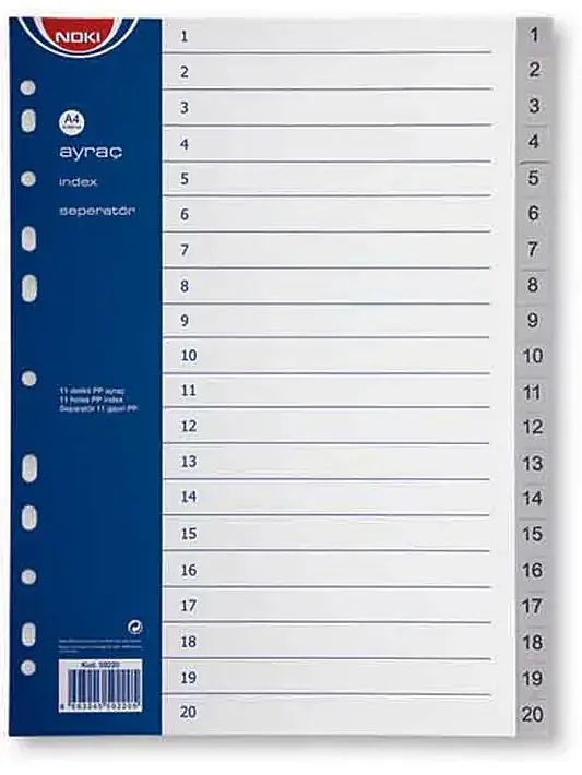 Noki Seperatör 1-20 Rakam - 1
