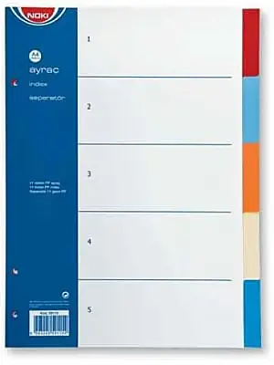 Noki Seperatör 5 Renk İndex - 1