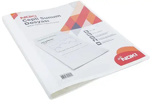 Noki Sunum Dosyası 100 Lü Cepli Beyaz - 1