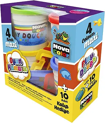 Nova Color Oyun Hamuru Maxi 4 Lü Oyuncaklı - 1