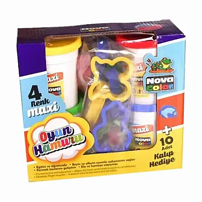 Nova Color Oyun Hamuru Maxi 4 Lü Oyuncaklı - 4