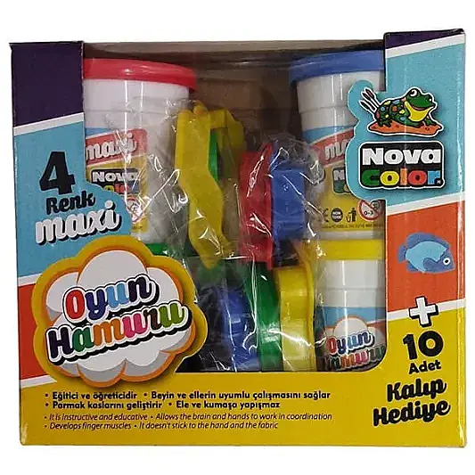 Nova Color Oyun Hamuru Maxi 4 Lü Oyuncaklı - 6