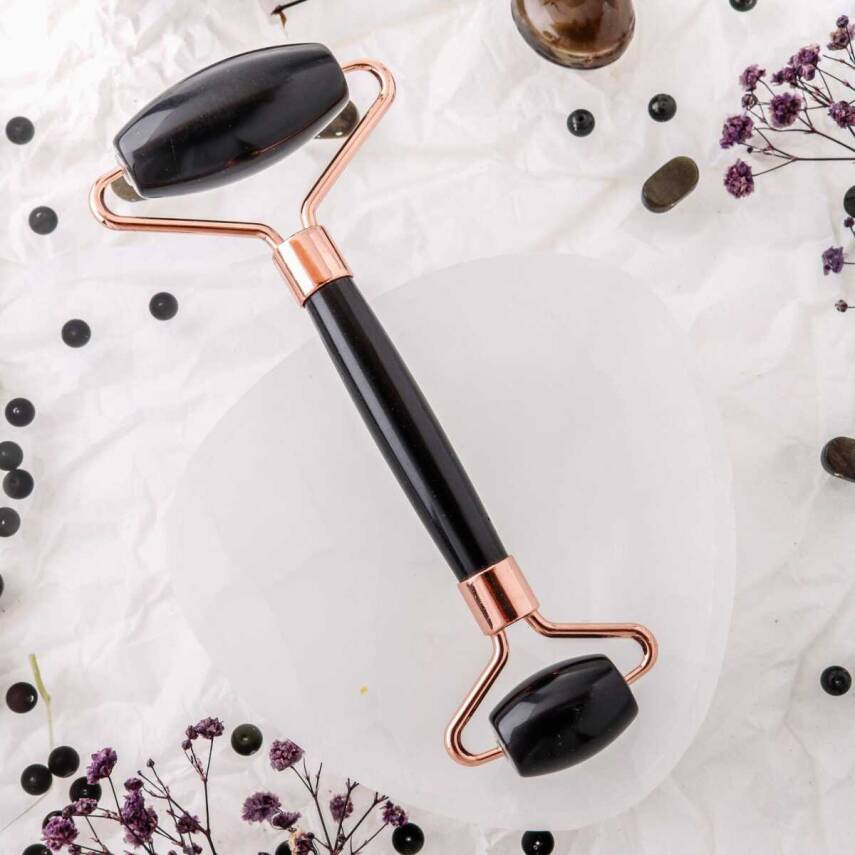 Obsidyen Taşı Roller Masaj Aleti - 1