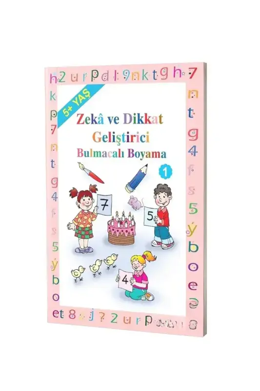 Okul Öncesi Zeka Geliştirici Bulmacalı Boyama - 5+ Yaş - 2