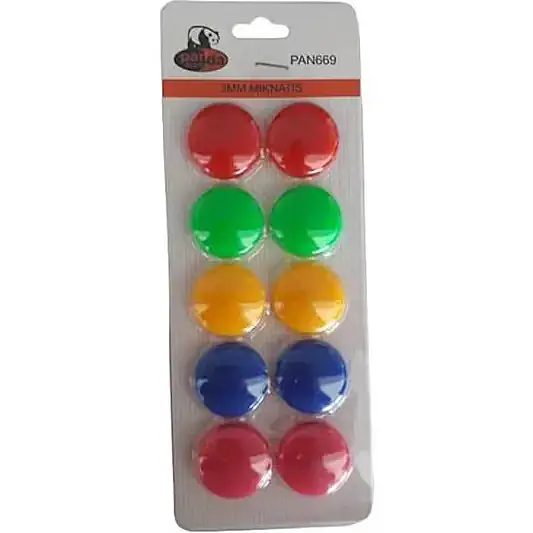 Panda Renkli Mıknatıs Büyük - 1