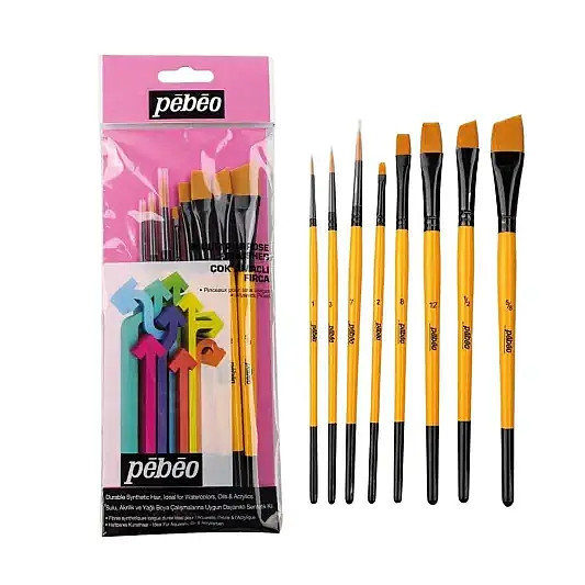 Pebeo Set-6 8 Lı Suluboya Fırça Seti - 2