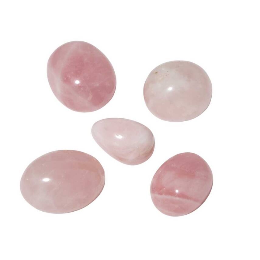 Pembe Kuvars (Gül Kuvars) Doğal Taş Tımbıl El Taşı - 1