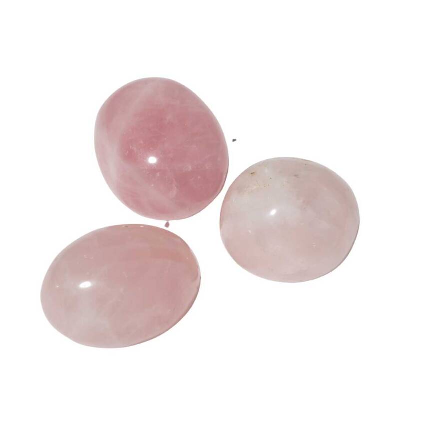 Pembe Kuvars (Gül Kuvars) Doğal Taş Tımbıl El Taşı - 2