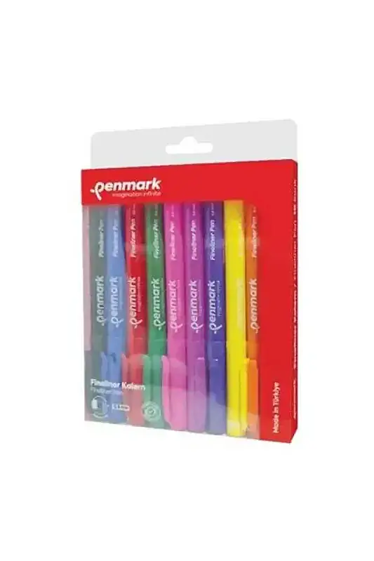 Penmark Fineliner Kalem 0.6 mm Japon Uç 10 Lu - 2
