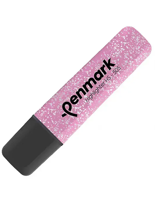 Penmark Fosforlu Kalem Metal Simli Pembe - 1